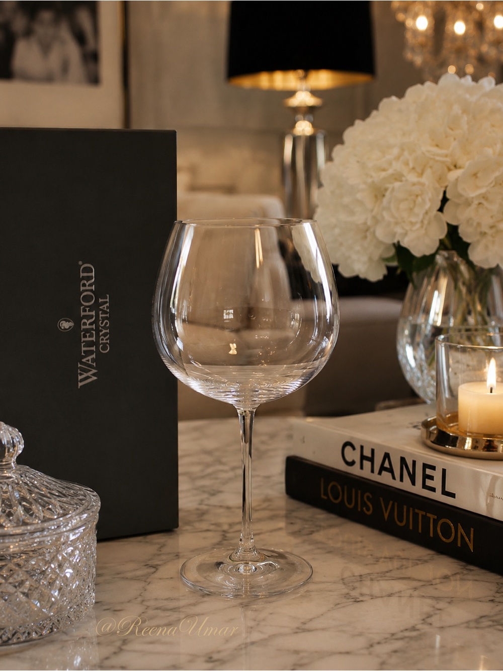 Waterford Robert Mondavi Chardonnay Clear Crystal Balloon Wine Glass – Like New